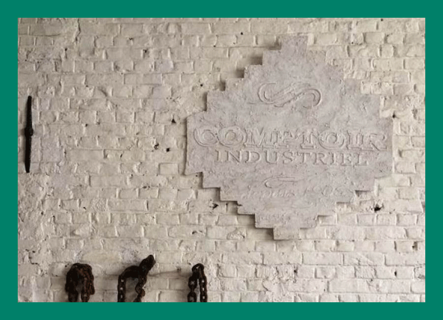 Comptoir Industriel - tableau du logo institutionnel